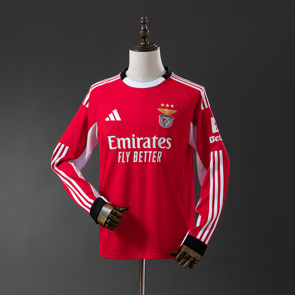 Benfica 25-26 Home Long Sleeve - 1
