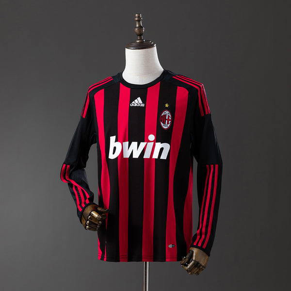 Ac Milan 08-09 Home Long Sleeve - 1