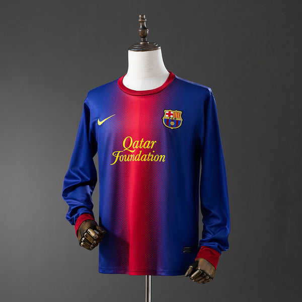 Barcelona 12-13 Home Long Sleeve - 1