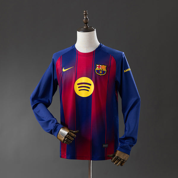 Barcelona 25-26 Home Long Sleeve - 1