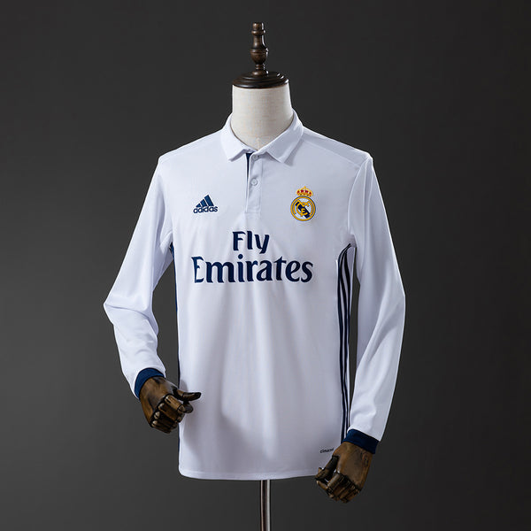 Real Madrid 16-17 Home Long Sleeve - 1