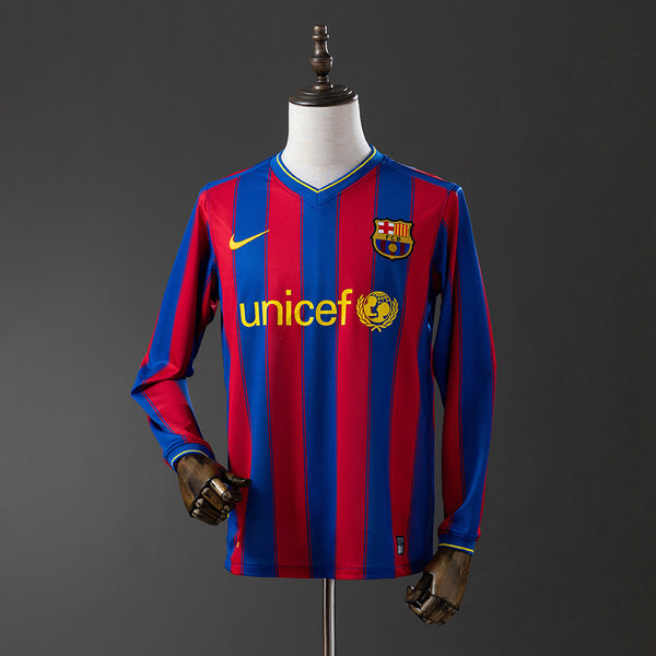 Barcelona 09-10 Home Long Sleeve - 1