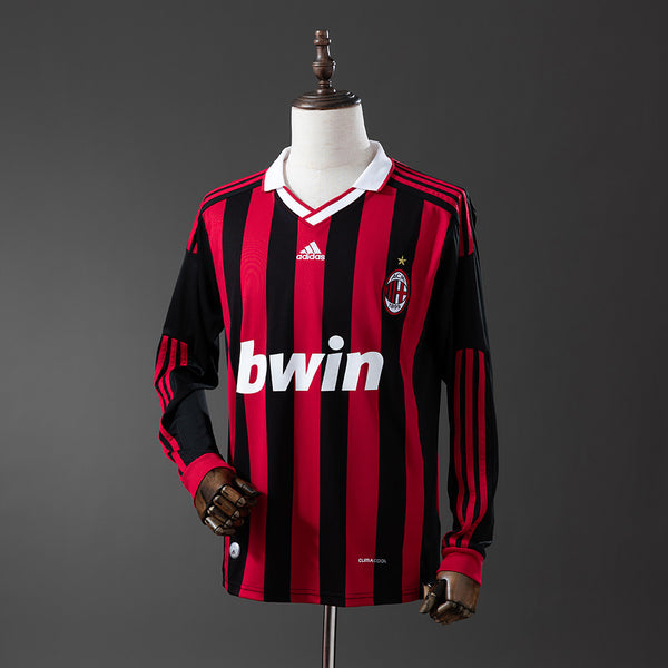Ac Milan 09-10 Home Long Sleeve - 1